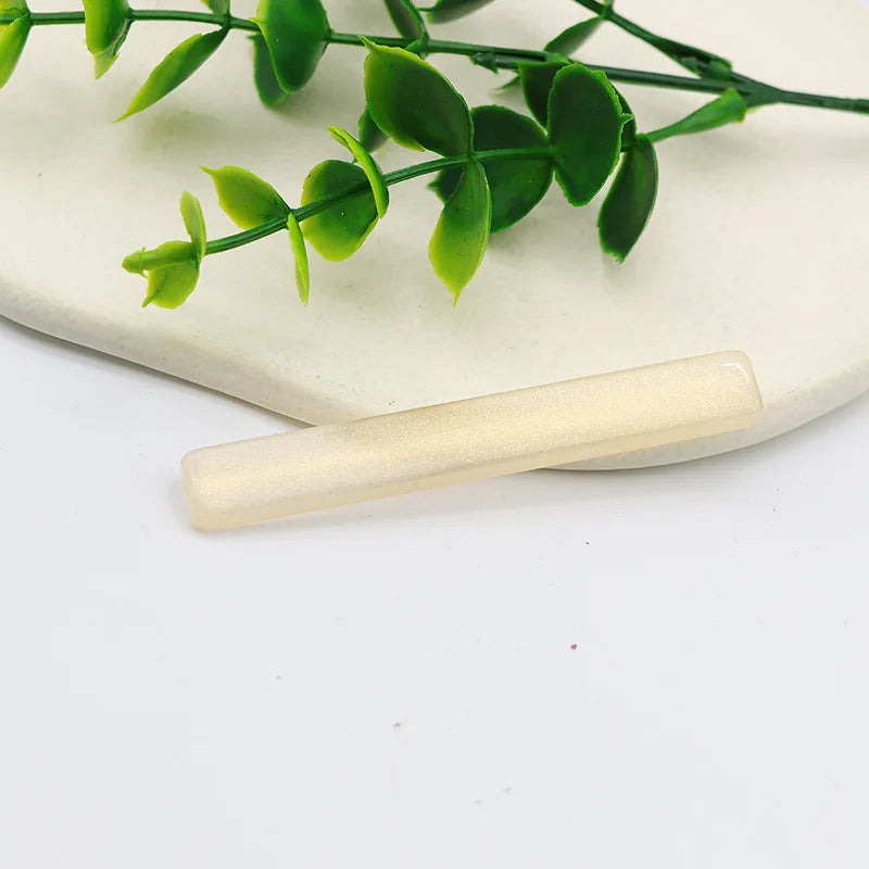 50 PCS 66x9mm Acrylic Rectangle Hairpin DIY Jewelry Making Hair Ornaments