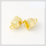 50 PCS 7x8mm Flowers Tassels Caps Pendant Charms DIY Jewelry Making Material
