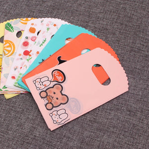 50 PCS Baby Shower Party Gift Bag, Plastic Tote Bag for Boys and Girls