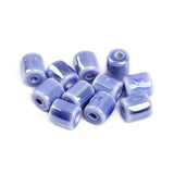 50 PCS Ceramic Cylinder Beads DIY Spacer Loose Bead Jewelry Making