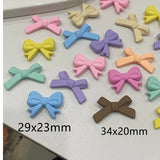 50 PCS Acrylic Bowknot Beads Jewelry Making Material