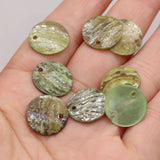 50 PCS Natural Shell Pendant Mother Of Pearl For Jewelry Making DIY