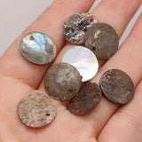 50 PCS Natural Shell Pendant Mother Of Pearl For Jewelry Making DIY