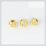 50 PCS Metal Brass Lantern Spacer Beads for Jewelry Making