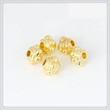 50 PCS Metal Brass Lantern Spacer Beads for Jewelry Making