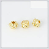 50 PCS Metal Brass Lantern Spacer Beads for Jewelry Making