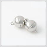 50 PCS Rhodium Plated Necklace Clasps Magnetic Buckle DIY Jewelry