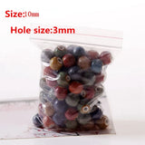 50 Ceramic Beads DIY Porcelain Spacer Jewelry Making