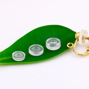 50 PCS Silicone Anti-Pain Ear Clip Pad for Earrings DIY Jewelry