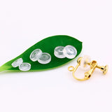 50 PCS Silicone Anti-Pain Ear Clip Pad for Earrings DIY Jewelry