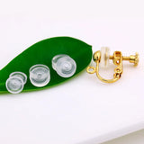 50 PCS Silicone Anti-Pain Ear Clip Pad for Earrings DIY Jewelry