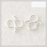50 PCS Gold Plated Necklace S Button Bracelet Necklace Buckle