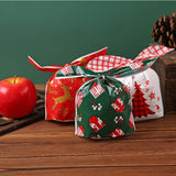50 PCS Christmas Rabbit Ear Bags Cookie Plastic Bags&Candy Gift Bags