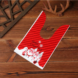 50 PCS Christmas Rabbit Ear Bags Cookie Plastic Bags&Candy Gift Bags