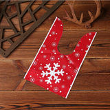 50 PCS Christmas Rabbit Ear Bags Cookie Plastic Bags&Candy Gift Bags