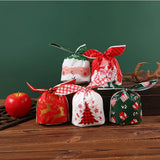 50 PCS Christmas Rabbit Ear Bags Cookie Plastic Bags&Candy Gift Bags