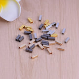 50 PCS Copper Cube Tube Charm For Jewelry DIY Making