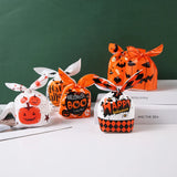 50 PCS Halloween Bunny Ears Bag Plastic Bags for Cookie & Candy Gift Kits