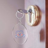50 Pcs Clear Round Christmas Ornament Blanks Acrylic Blanks Hole Circle