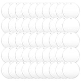 50 Pcs 3 Inch Acrylic Blanks Transparent Circle Ornament