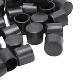 50 Pcs Rubber PVC Flexible Round End Cap 12mm Foot Cover