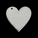 50 Pcs Clear Acrylic Blanks Keychain Necklace Pendant for DIY Projects