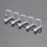 50 Pcs Clear Piercing Retainers Nose Tongue Nipple Belly Rings Eyebrow Lip Nose