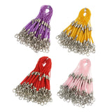 50 Pcs Colorful Lanyard Strap Cord Lobster Clasp Rope DIY Jewelry Keychain