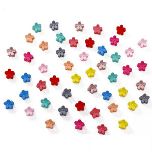 50 Pcs Flower Hair Clip Bow Hair Claws for Girls Kids