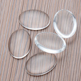 50 Pcs Pendant Tray Jewelry Findings Supplies Crystal Flat Back