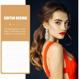 50 Pcs Clear Ear Sleeve Earrings Sports Rubber Earring Backs