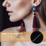 50 Pcs Clear Ear Sleeve Earrings Sports Rubber Earring Backs