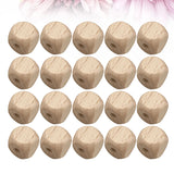 50 Pcs Wooden Square Beads DIY Beading Kits for Bracelets