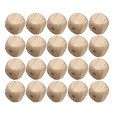 50 Pcs Wooden Square Beads DIY Beading Kits for Bracelets