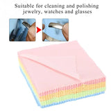 50 Pcs Jewelry Cleaning Polishing Cloth for Platinum Silver