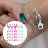 50 Pcs Key Chain Accessories Jewelry Findings Kit DIY Accessory