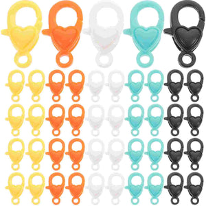 50 Pcs Key Chain Accessories Jewelry Findings Kit DIY Accessory