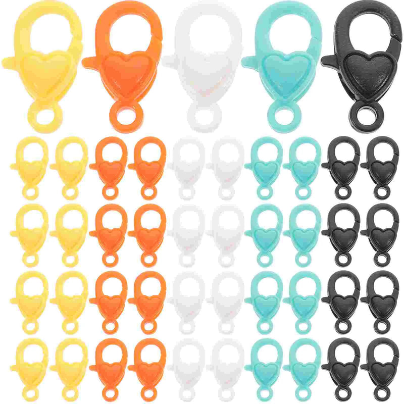 50 Pcs Key Chain Accessories Jewelry Findings Kit DIY Accessory