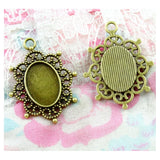 50 Pcs 10*14MM Vintage Zinc Alloy Pendant DIY Jewelry Making