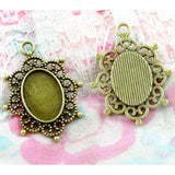 50 Pcs 10*14MM Vintage Zinc Alloy Pendant DIY Jewelry Making