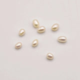 50 Pcs/Lot 3mm 4mm Natural Rice-Shaped Freshwater Pearls JA0250