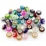 50 Pcs/Lot Glass Beads For European Charm Bracelet & Necklace