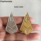 50 Pcs Silver Filigree Rhombus Charms 25x43mm for Earrings DIY