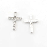 50 Pcs Cross Rhinestone Pendants DIY Accessories