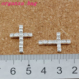 50 Pcs Cross Rhinestone Pendants DIY Accessories