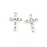 50 Pcs Cross Rhinestone Pendants DIY Accessories