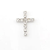 50 Pcs Cross Rhinestone Pendants DIY Accessories
