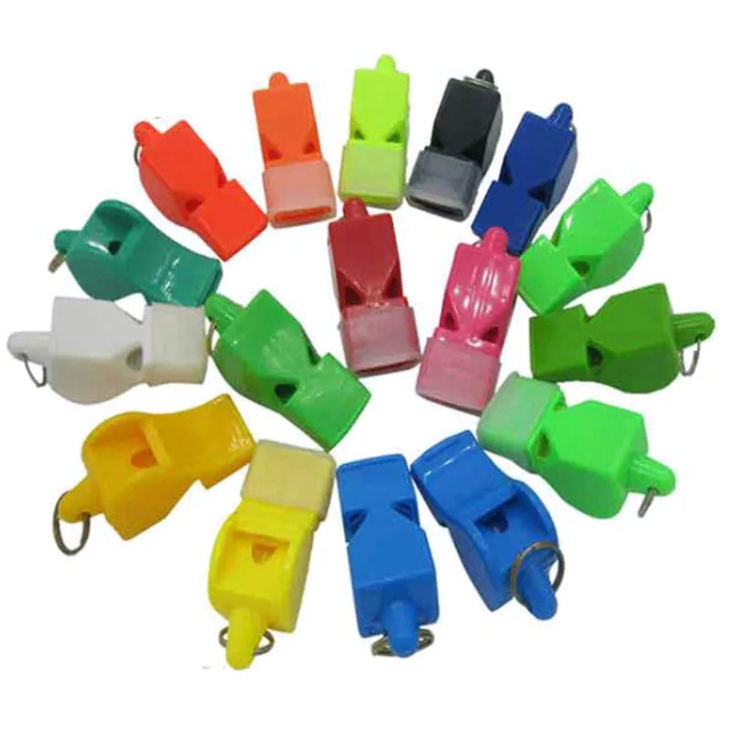 50 Pcs Professional Referee Fox Life-Saving Whistles for Game