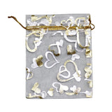 50 Pcs Organza Drawstring Bag Mesh Gift Candy Jewelry Storage Yarn Bag