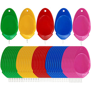50 Pcs Plastic Threader Hook DIY Tools Craft Accessories